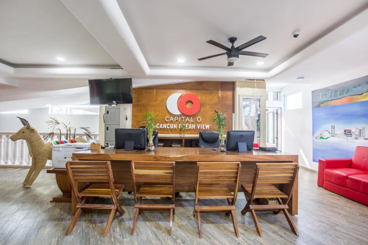 Capital O Cancun Ocean View, كانكون المظهر الخارجي الصورة Capital O lobby