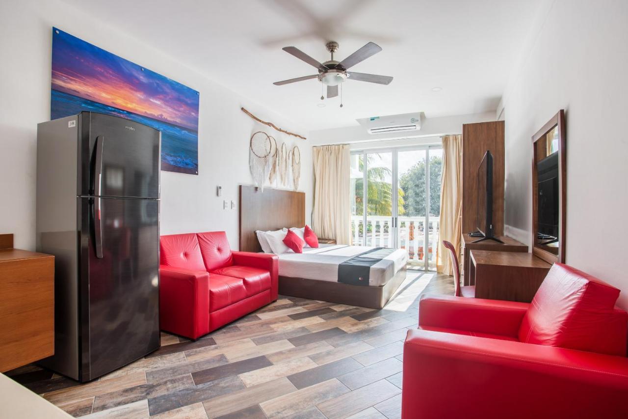 Capital O Cancun Ocean View, كانكون المظهر الخارجي الصورة A room at the hotel